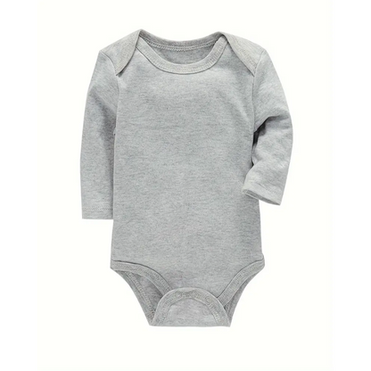 c*︎様 houseonthehillbaby Bodysuit (Gray) Grey bodysuit Baby Long Sleeve - MonauMode – My Store